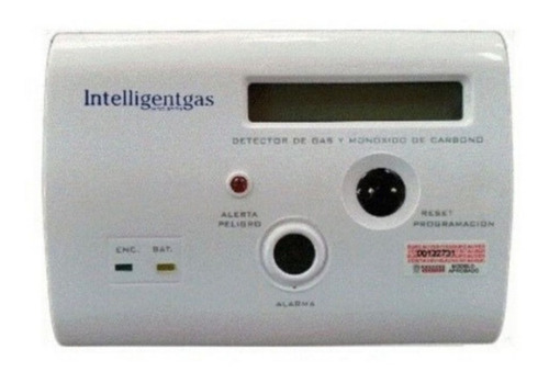 Detector Dual De Gases Tóxicos Y Monóxido De Carbono 220v