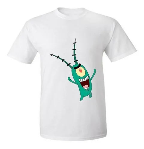 comprar Remera Unisex Sublimada Plankton Personaje Bob Esponja  