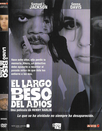 El Largo Beso Del Adiós Dvd Original Geena Davis S. Jackson
