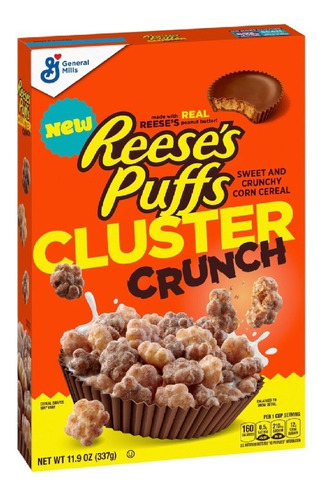 Cereal Reese's Puffs Cluster Crunch 337 Gr General Mills