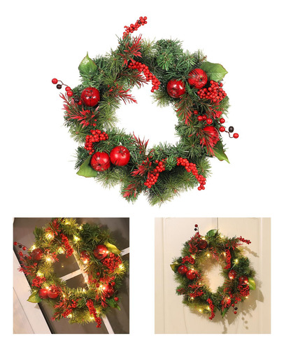 Guirnalda De Navidad, Guirnalda De Flores Decorativas,