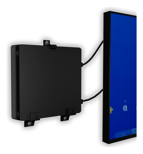 Base Soporte De Pared Para Ps4 Playstation 4 Slim Pro Y Fat Color SLIM - Negro