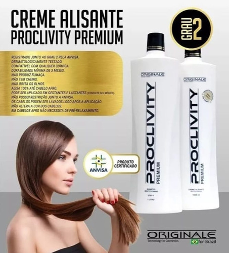 Escova Orgânica Proclivity Premium 0%formol 1x1000ml