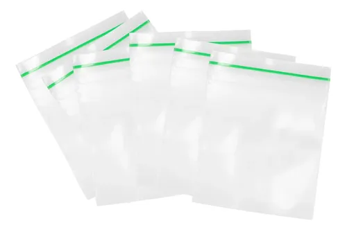 Saco Zip Lock Saco Plástico Zip Lock Hermético Nº 07 - 14x20 C/ 100 Unids | MercadoLivre