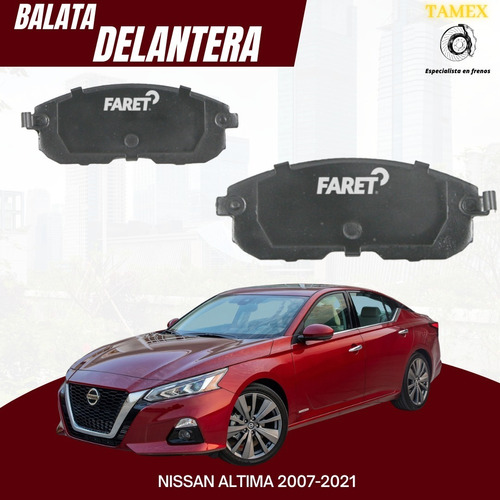 Balata Delantera Nissan Altima 2008