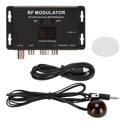 Modulador De Tv Rf Profesional Av A Conversor Ir Repetidor P