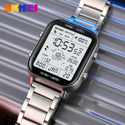 Reloj Electrónico Multifuncional Skmei 1888b Para Hombre