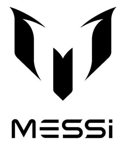 Calcomanía Ploteo Argentina Logo Messi 14 Cm.