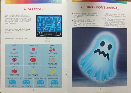 Ms. Pac-man Atari 2600 Con Caja Y Manual (Usado)