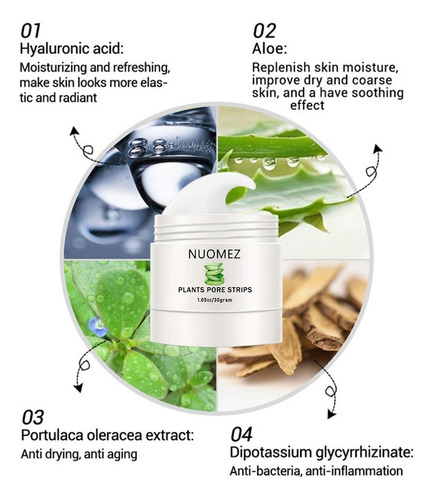 W Mascarilla Salicílica Limpiadora Facial, Máscara Blanca, C
