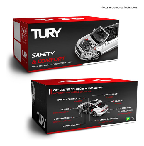 Módulo De Iluminação De Carretas Engate Tury Connect 1 D