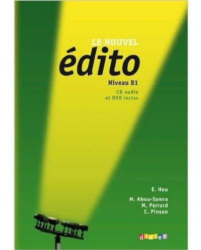 Le Nouvel Edito B1 - Livre + Dvd, De Brillant, Corina. Editorial Didier En Francés