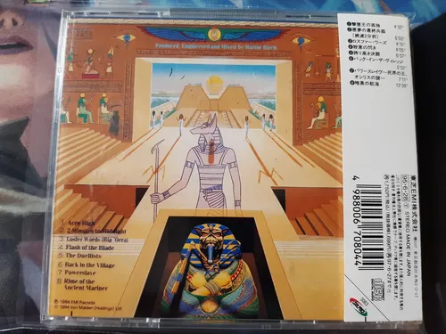 Cd Iron Maiden Powerslave Importado Japonês C/ Spinecard