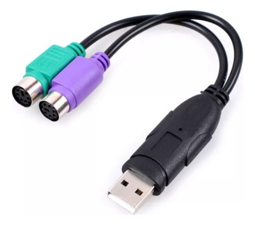 Ps/2 A Usb Adaptador Convertidor Para Teclado Mouse