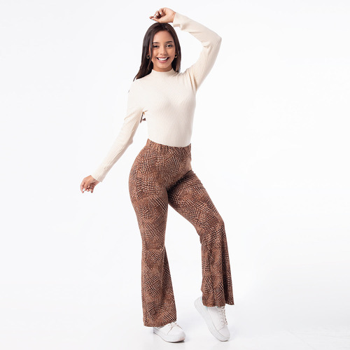 Pantalon Moda Popelina Mujer Weiny