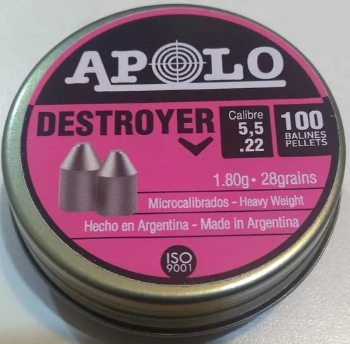 Balines Apolo Destroyer (5,5mm) 