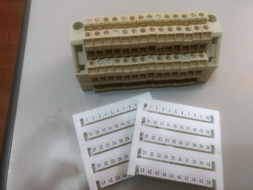 Borne Duplo Dk4q En C059006.01 4mm2 Régua Conexel Kit 20 Pçs
