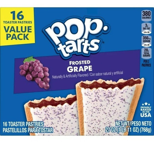 Pop Tarts Frosted Grape 16 Toaster