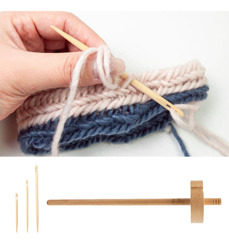 Drop Spindle Top Whorl Yarn Juego De Husillo De Gota Tallado