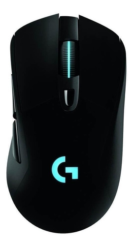 Imagen 1 de 2 de Mouse de juego inalámbrico Logitech  G Series Lightspeed Hero G703 negro