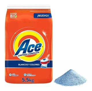 Detergente En Polvo Ace Limpieza Completa 5,5kg