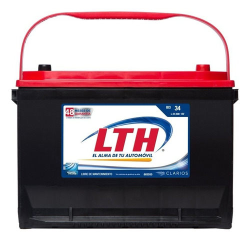 Bateria Lth Chrysler Town & Country Flex Fuel 2006 - L34-600