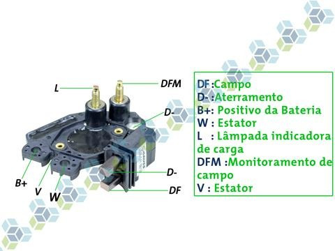 Regulador Voltagem 12v 206 1.6 16v Picasso 2.0 Ar Condiciona