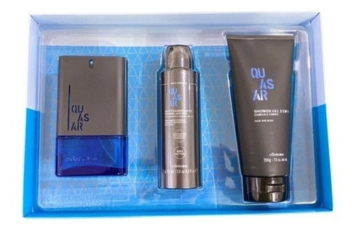 Imagem 2 de 3 de Kit Quasar Colônia + Shower Gel + Antitranspirante Aerossol