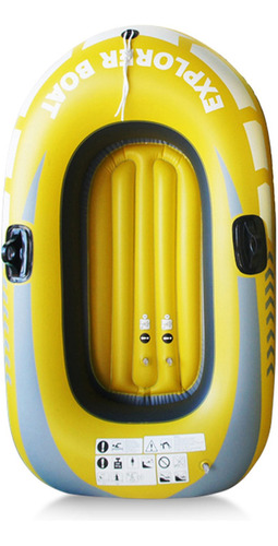 Barco Inflable De Pesca Divertido, Bote De Verano, Canoa Par