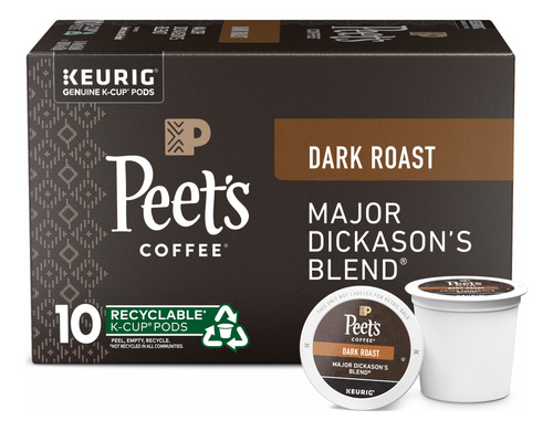 Peet's Coffee, Cpsulas K-cup Dark Roast Para Cafeteras Keuri