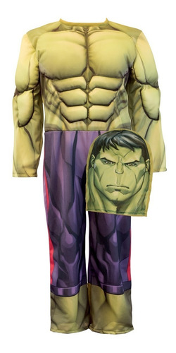 Disfraz Con Musculos Increible Hulk Newtoys Mundo Manias