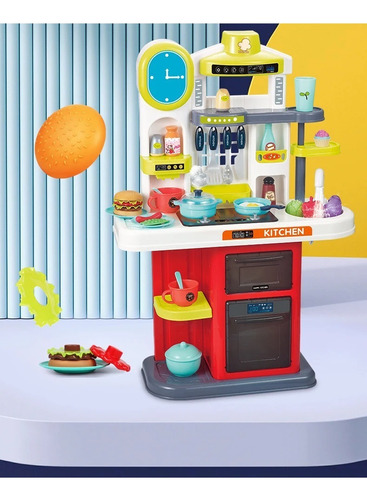 Cocina De Juguete Cocinita Con Luces Y Sonidos Electronica Color Color Al Azar
