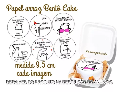 BENTÔ CAKE ESCRITA E MEME FLORK - BOLO ESTILO BENTÔ - COMO FAZER O MINI BOLO  NA LANCHEIRA 