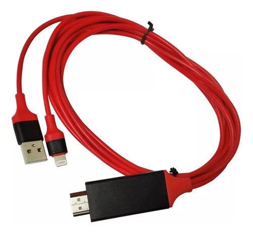 Cable Adaptador Hdmi Compatible Con iPhone/iPad Lightning