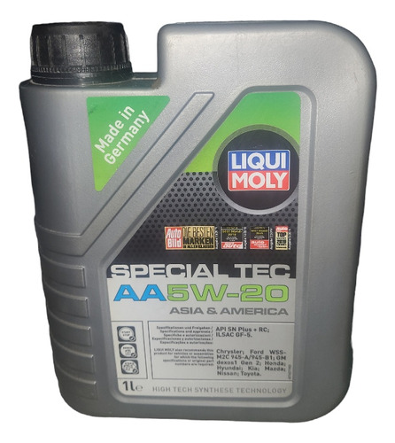 Aceite  Liqui Moly Special Tec Aa 5w-20  1 Lt