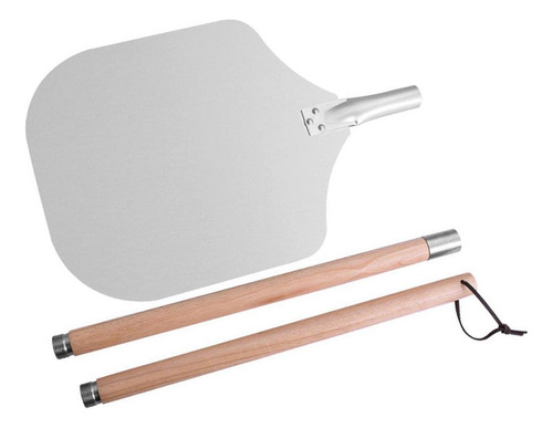 Mango De Madera De Cáscara De Pizza De 12 97.2 Cm Con Caja