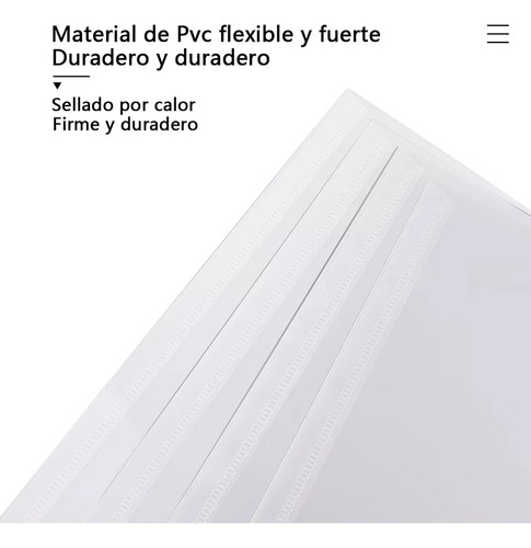 De 20pcs Carpetas Folder Plastico Plastico Documento A4 De