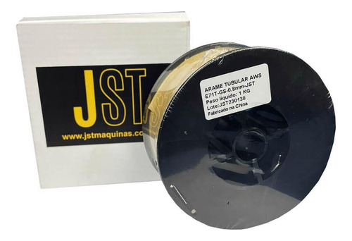 Arame Para Solda Mig - 0,80mm - 1kg - Sem Gás - Jst Cor Cinza
