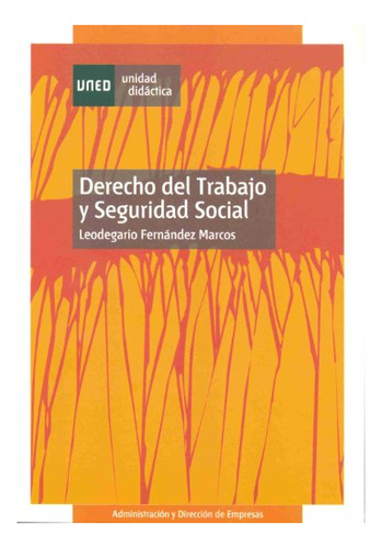 Libro Derecho Del Trabajo Y Seguridad Social  De Fernandez M