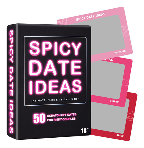 Baraja De 50 Tarjetas Raspables Con Ideas Para Citas Picante