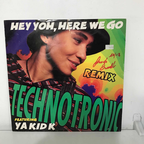 Imagen 1 de 3 de Vinilo Technotronic Hey Yoh, Here We Go Remix