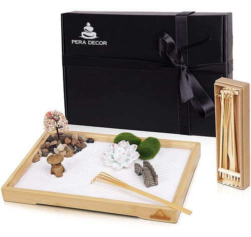 Kit De Jardín Zen Para Escritorio, Jardín Zen Japoné...