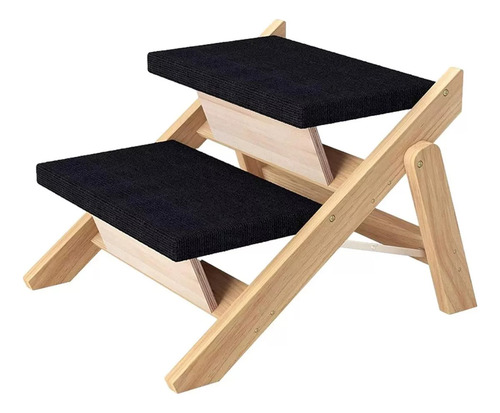 Escalera Plegable Para Mascotas Escalones 2 En 1 Rampa