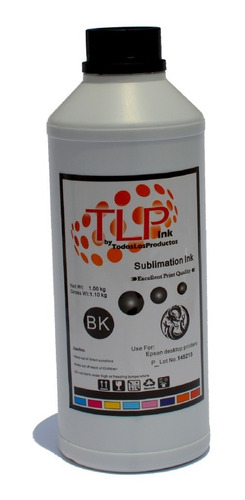 Tinta De Sublimación 1/2 L Marca Tlp Premium Sublimar X Colo