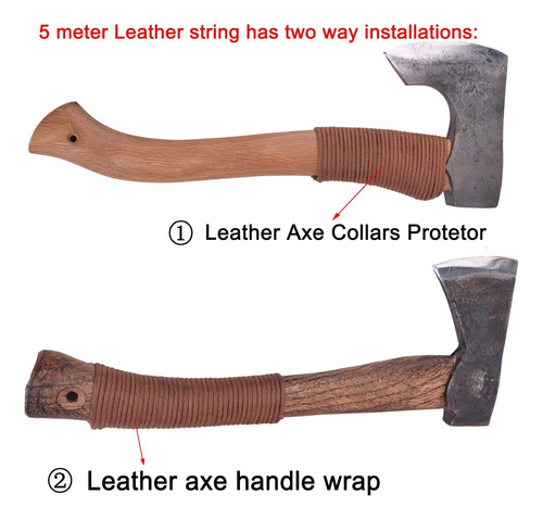 Protector De Cuello De Hacha De Cuero, Fundas Para Mango De