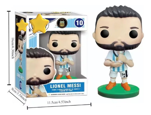 Muñeco Lionel Messi Genérico Para Niños Premio The Best