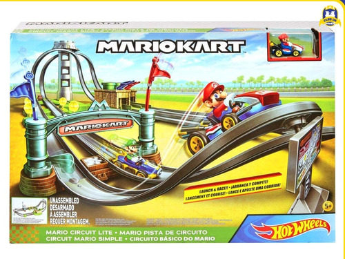 Hot Wheels | Mario Kart | Circuito Básico ( Pista Mario )