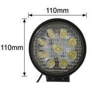 Faro Auxiliar Proyector 9 Led 27w 4x4 Cuatri Moto Univ Full