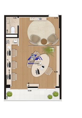 Imagem 3 de 23 de Sala Comercial A Venda Em Santos - Sa00159 - 69320878