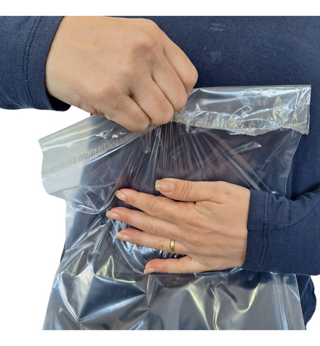 Envelopes Transparente C/ Lacre 19x25 Ecommerce Full 200un